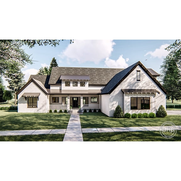 Advanced House Plans: Builder Ready Blueprints | Keegan 29694 | 1.5 Story Plan