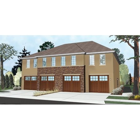 Advanced House Plans: Builder Ready Blueprints | Krueger 29341 | Multi-Family Plan