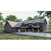 Advanced House Plans Builder Ready Blueprints | Longhorn Ranch 30164 | 1.5 Story Plan