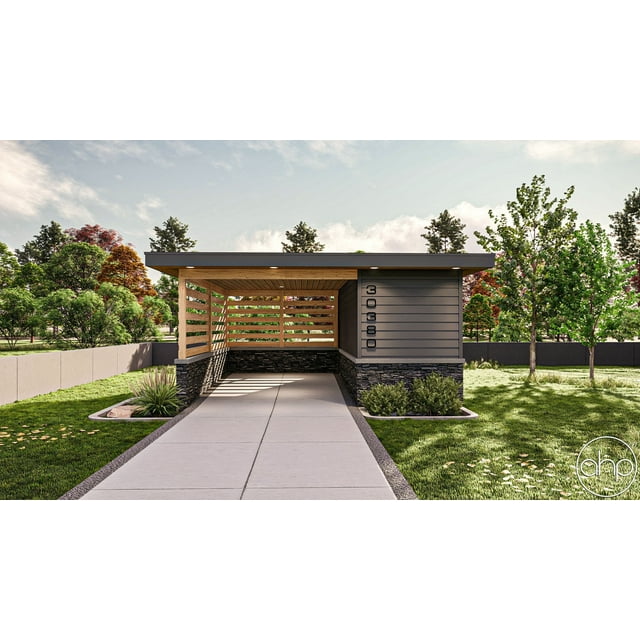 Advanced House Plans Builder Ready Blueprints Maddox 30380 Carport
