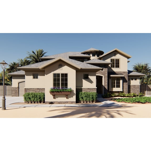 Advanced House Plans: Builder Ready Blueprints | McCarville 29418 | 1.5 Story Plan