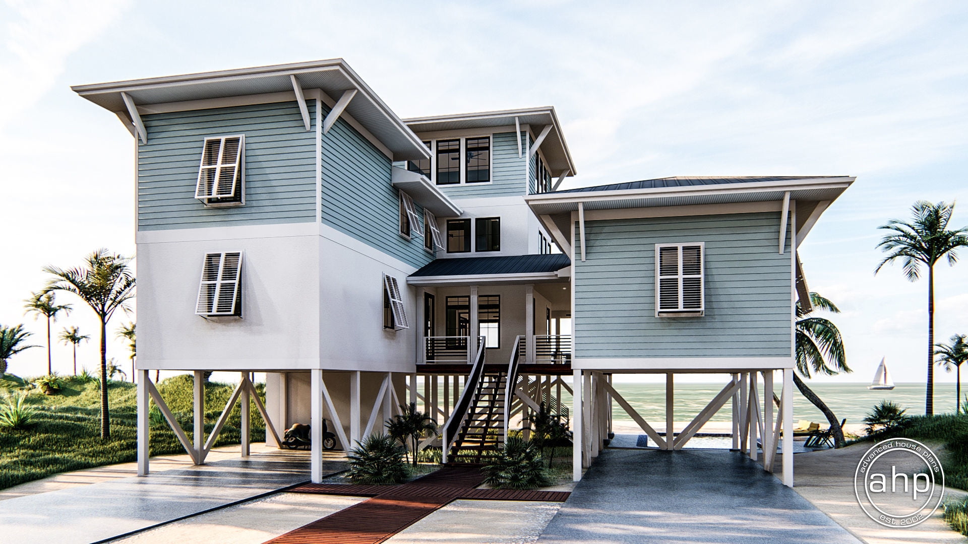 Advanced House Plans Builder Ready Blueprints Naples Beach 29780 3