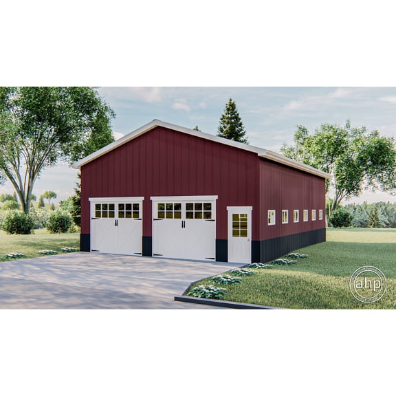 Advanced House Plans: Builder Ready Blueprints | Pierce 29455 | Pole Barn/Post Frame Plan