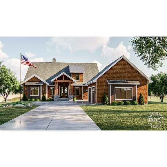 Advanced House Plans: Builder Ready Blueprints | Smith Lake 29752 | 1.5 Story Plan