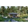 thumbnail image 1 of Advanced House Plans: Builder Ready Blueprints | Tahoe 29551 | Cabin Plan, 1 of 5