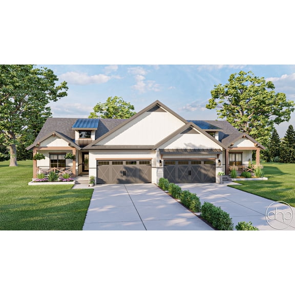 Advanced House Plans: Builder Ready Blueprints | Urbandale 30203 | Multi-Family Plan
