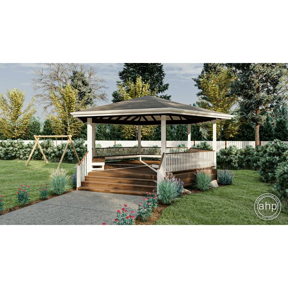Advanced House Plans: Builder Ready Blueprints | Whitfield 29290 | Gazebo Plan