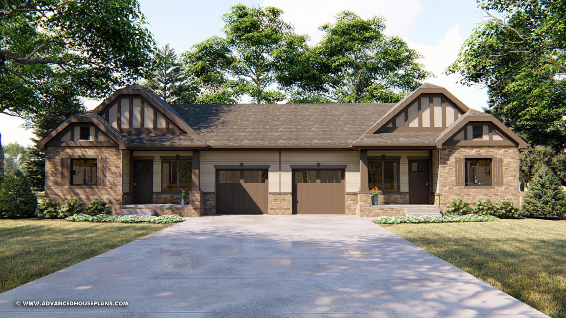 Advanced House Plans Camden MultiFamily Plan