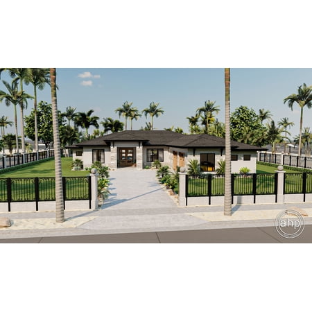 Advanced House Plans: Palm Harbor 1 Story Plan