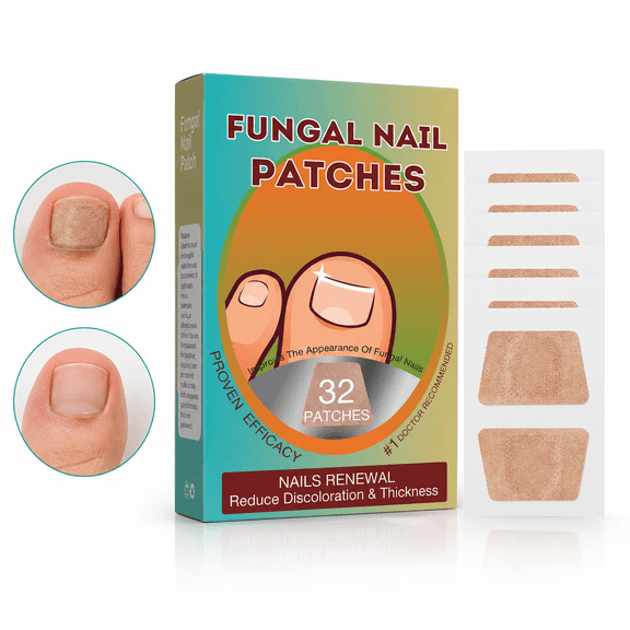 Advanced Hydrating Nail Care Strips, 32-Count Under-Nail Treatment for Dry and Brittle Nails