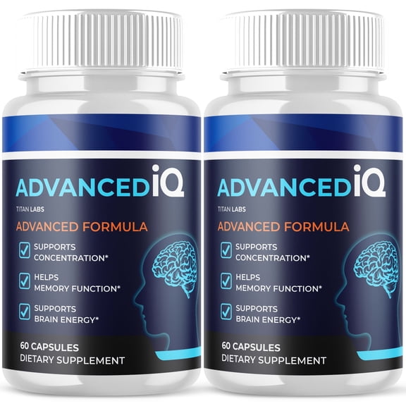 Advanced IQ Advanced Brain Support Formula Supplement AdvancedIQ 120 Capsules