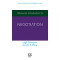 thumbnail image 1 of Pre-Owned Advanced Introduction to Negotiation (Elgar Advanced Introductions series) (Paperback) 1789909139 9781789909135, 1 of 1