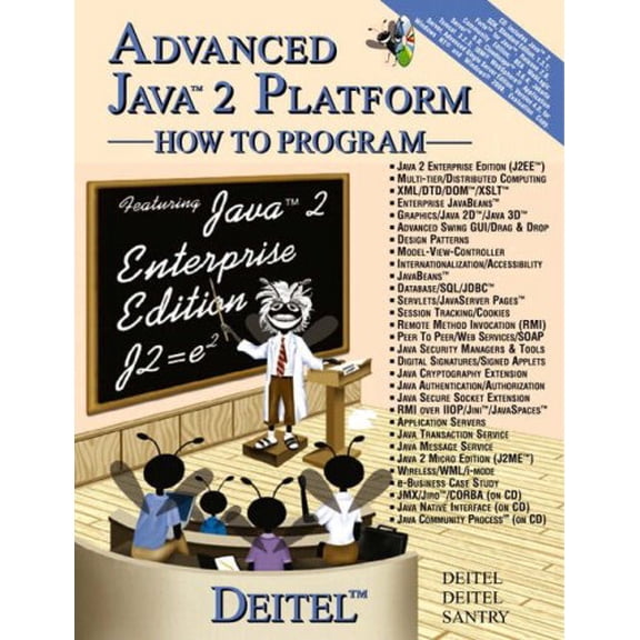 Pre-Owned Advanced Java 2 Platform How to Program [With CDROM] [With CDROM] (Paperback) 0130895601 9780130895608