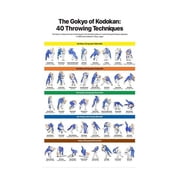 Advanced Judo Throws Chart Black Belt Techniques Poster Framed Canvas Art Motivational Training Aid for Dojo Wall Serious Practitioners