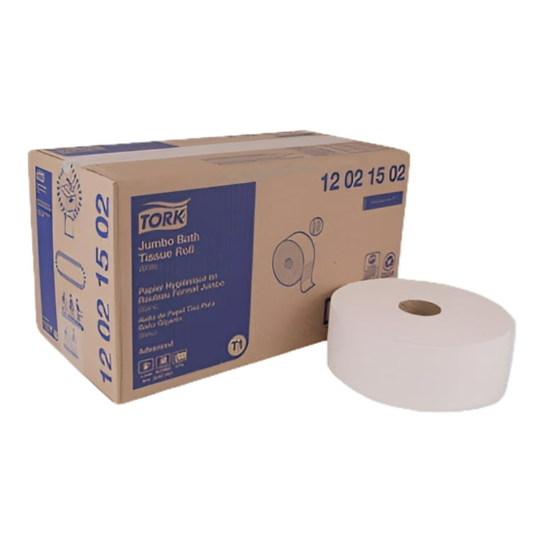 Small Core Bath Tissue, Septic Safe, 2-Ply, White, 1,200 Sheets/Roll, 12 Rolls/Carton Small Core Bath Tissue, Septic Safe, 2-Ply, White, 1,200 Sheets/Roll, 12 Rolls/Carton