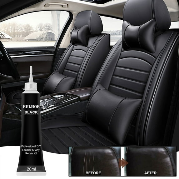 Advanced Leather Repair Gel Kit for Cars, Furniture, Sofa, Jackets, Bags, Vinyl & Upholstery Scratch Restorer with Applicator, Professional Color Matching Solution for Home & Auto Interior Care