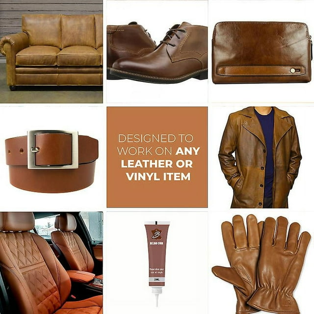 Advanced Leather Repair Gel Kit Filler Restore Car Seat Sofa Scratch