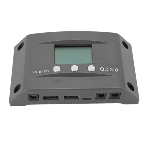 Advanced MPPT Solar Regulator, 12V/24V, Adjustable Settings, Industrial Microchip, Efficient Charging