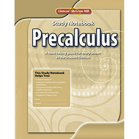 Pre-Owned Advanced Math Concepts: Precalculus, Study Notebook (Paperback)