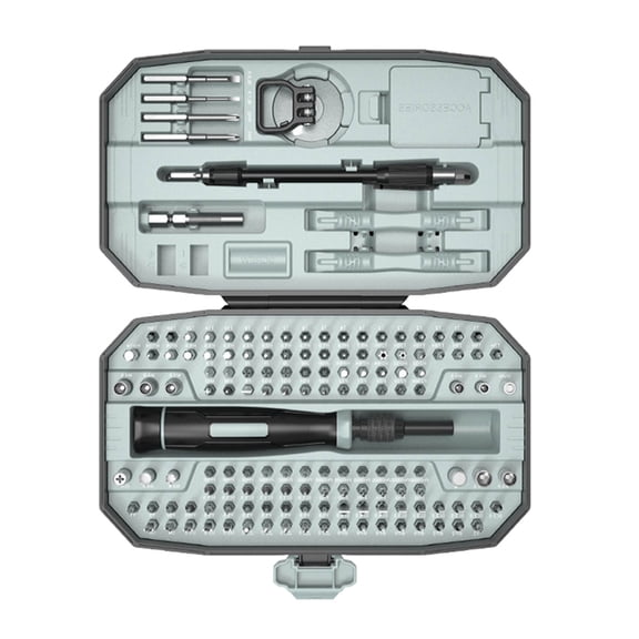 Advanced Multipurpose Compact 152 Piece Screwdriver Kit Suitable for Electronics Jewelry Glasses Repair and DIY Projects