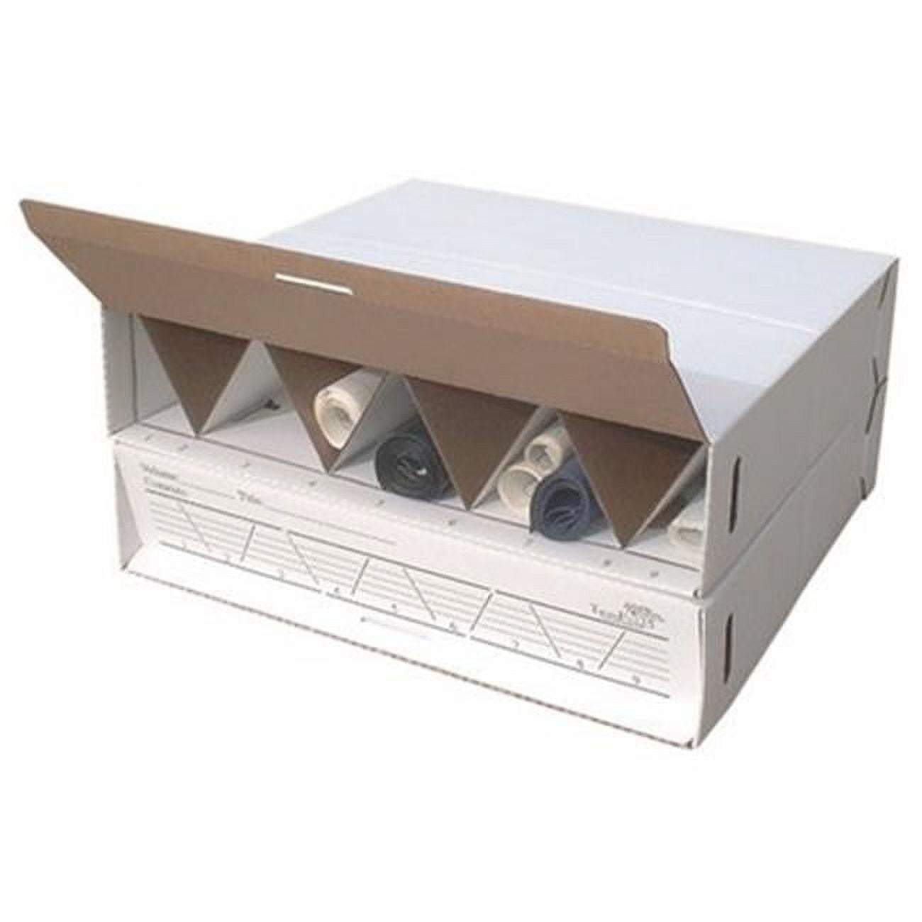 Modular Stackable Cardboard Roll Storage Box Set