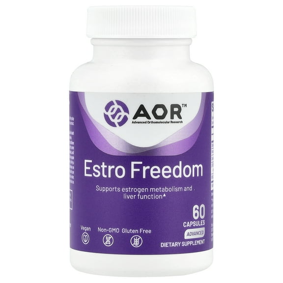 Advanced Orthomolecular Research AOR Estro Freedom, 60 Capsules