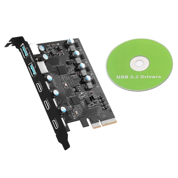Advanced PCIe Card with 5W & 15W Ports for Charging & Powering a Range of Peripherals