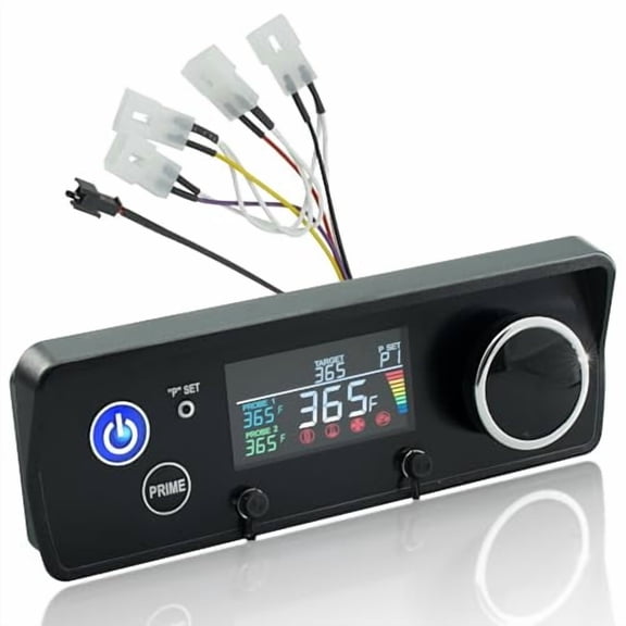 Advanced PID Digital Control Board Replacement Parts for Pit Boss, Full Color LCD Screen Controller Compatible with Onyx Edition PB1500NX, Competition Series PB1230CS1, PB1250CS, PB1600CS(Non WiFi)
