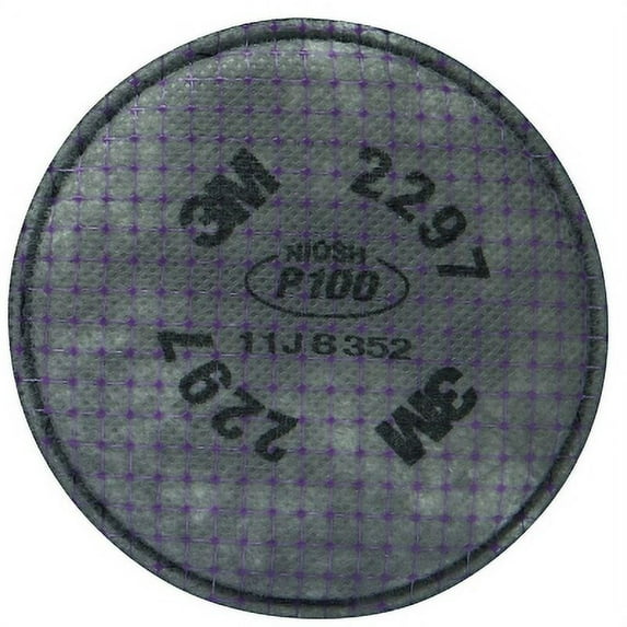 3M Advanced Particulate Filter P100 with Nuisance Level Organic Vapor Relief 2297 (Pack of 2)