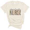 thumbnail image 1 of Advanced Pediatric Nurse Leopard Print Shirt Unisex X-Small Natural, 1 of 5