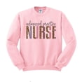 thumbnail image 1 of Advanced Pediatric Nurse Leopard Print Sweatshirt Unisex Small Pink, 1 of 5