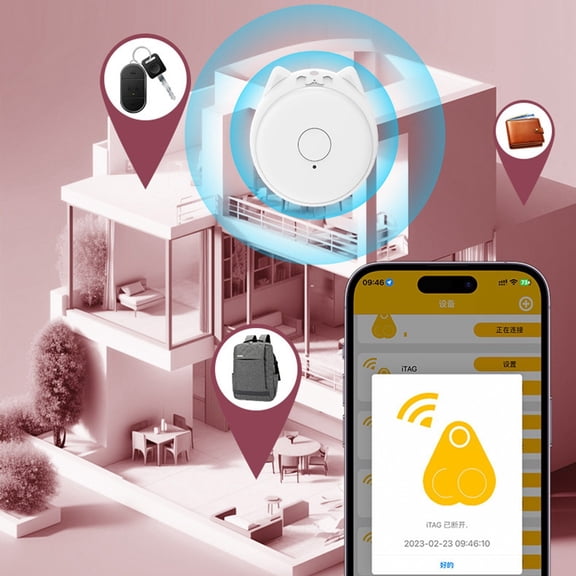 Advanced Pet Locator Device with Long Range Tracking for Dogs and Cats Indoor Outdoor Use Lightweight ABS Construction