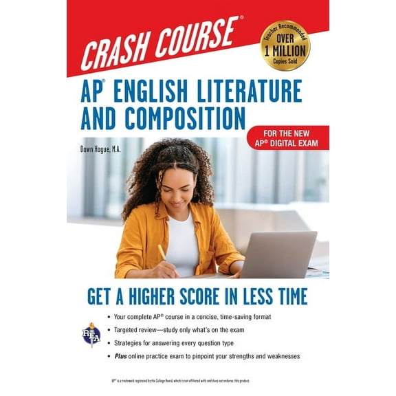 Advanced Placement (AP) Crash Course AP English Literature & Composition Crash Course, Book + Online: Get a Higher Score in Less Time, (Paperback)