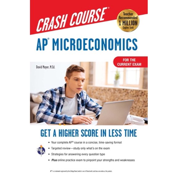 Pre-Owned Ap(r) Microeconomics Crash Course, Book + Online: Get a Higher Score in Less Time (Paperback) 073861260X 9780738612607