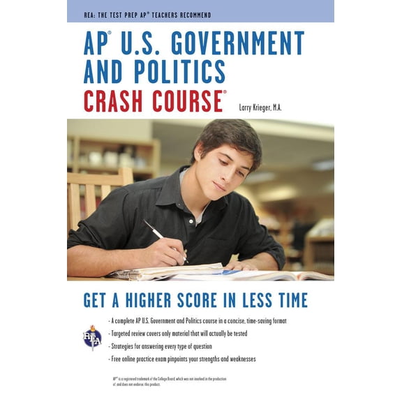 Advanced Placement (AP) Crash Course: AP® U.S. Government & Politics Crash Course Book + Online (Paperback)