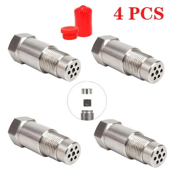 Advanced Premium Stainless Steel M18x1.5 Threaded Joints – 4-Pack, Easy-Install Heavy-Duty for Car/Truck/Van Maintenance