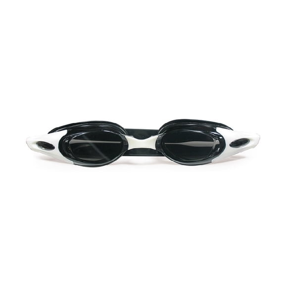7" Black and White Advanced Pro Goggles Swimming Pool Accessory for Adults