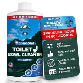 Pure RV Toilet Bowl Cleaner, Septic Safe, Non-Acid Formula, 32oz