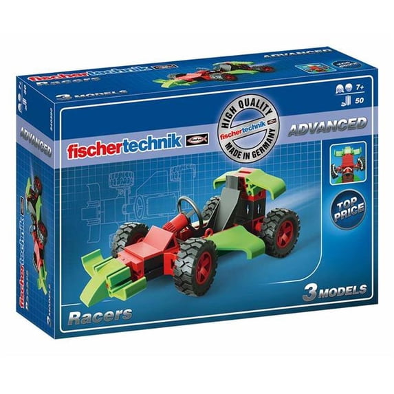 Advanced Racers Construction Set, Model Building Kit - 50 Piece