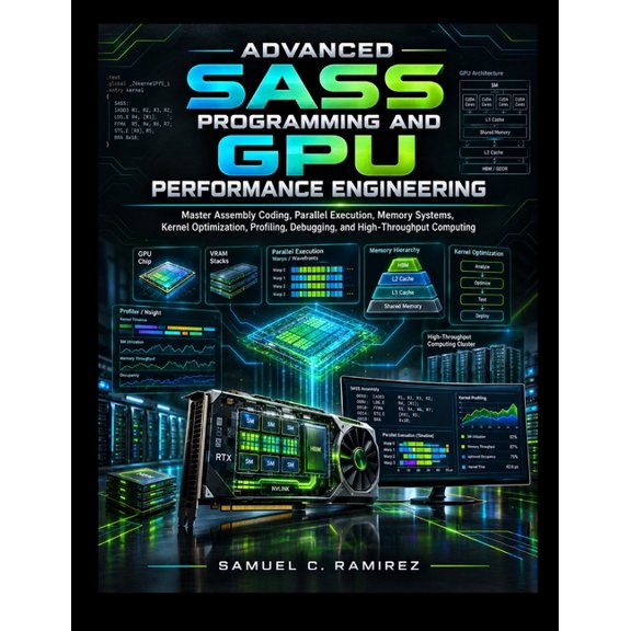 Advanced SASS Programming and GPU Performance Engineering: Master Assembly Coding, Parallel Execution, Memory Systems, K, (Paperback)