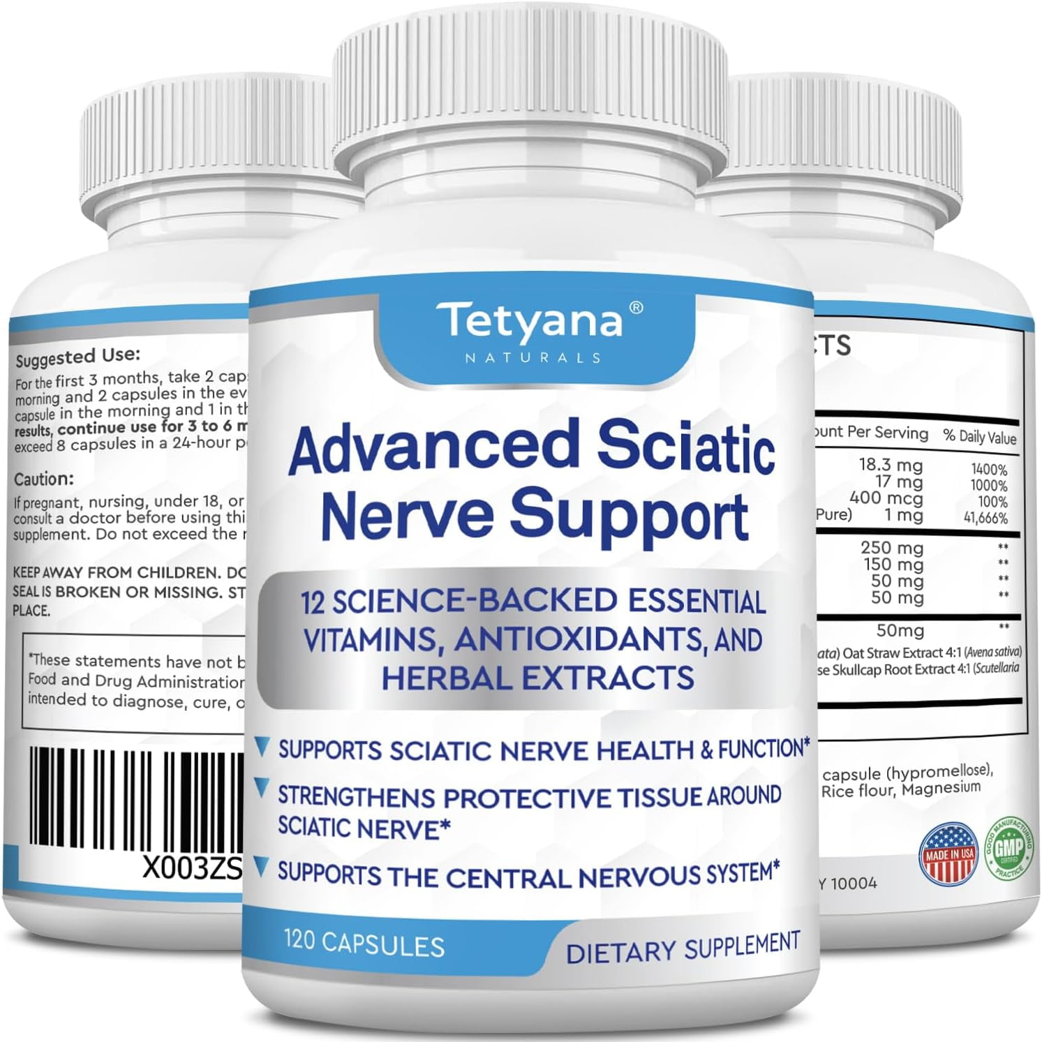 Daily 5 Supplement Reviews And Complaints Advanced Sciatic Relief: Alpha Lipoic Acid, Benfotiamine Supplement
