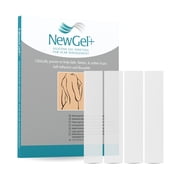 Advanced Silicone Scar Treatment Sheets for OLD, NEW Scars, Surgery, Keloids, C-Section, Burns, by NewGel Plus by MyNew Gel, 1 x 6 Sheet 4 Count - CLEAR