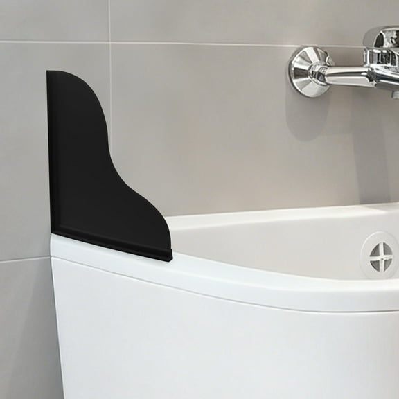 Advanced Silicone Shower Guard for Bathtub Water Containment and Leak Prevention Clear Flexible Strip Seal