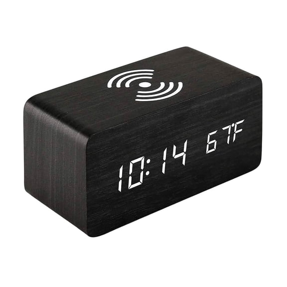 Advanced Smart Alarm Clock with USB Rechargeable Design | Built-in Rechargeable Battery & LED Digital Display for Home and Kitchen | for Daily Household Use | Excellent Performance B
