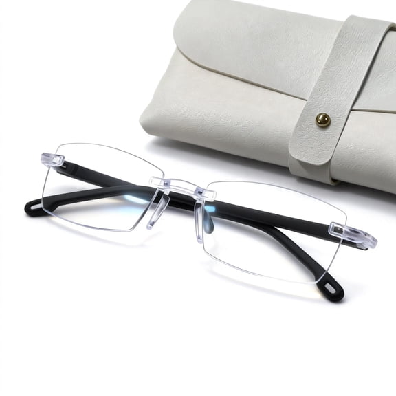 Advanced Smart Glasses for Everyday Use with Auto Focus and Reading Capability for Men and Women Blue light Versatile Glasses for Near and Far,15x5x5cm,White