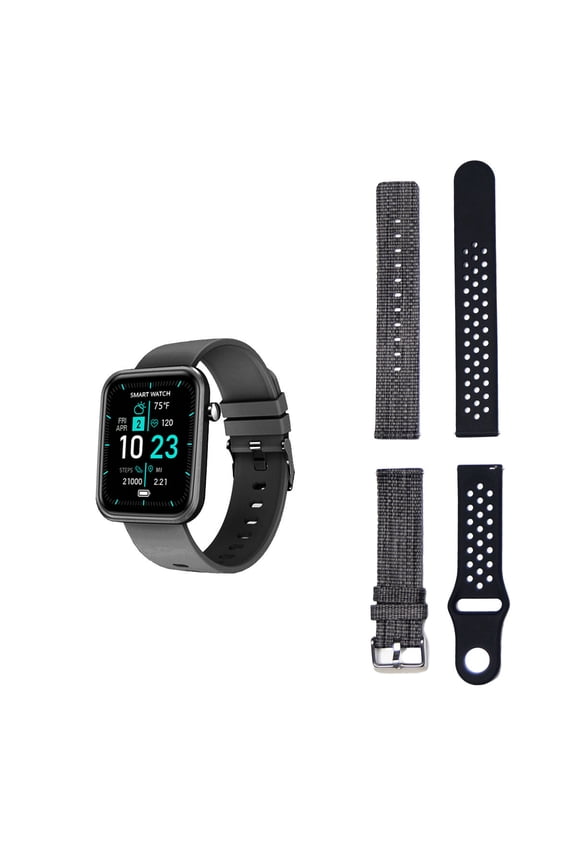 Advanced Smartwatch With Three Bands And Wellness + Activity Tracker