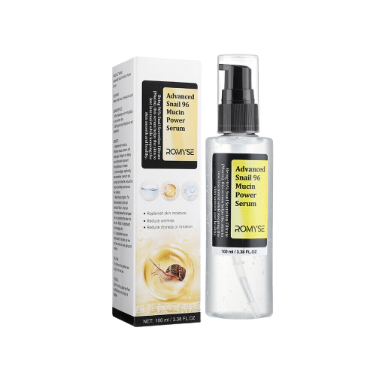 Advanced Snail 96 Mucin Power Serum Snail Collagen Serum Snail Secret
