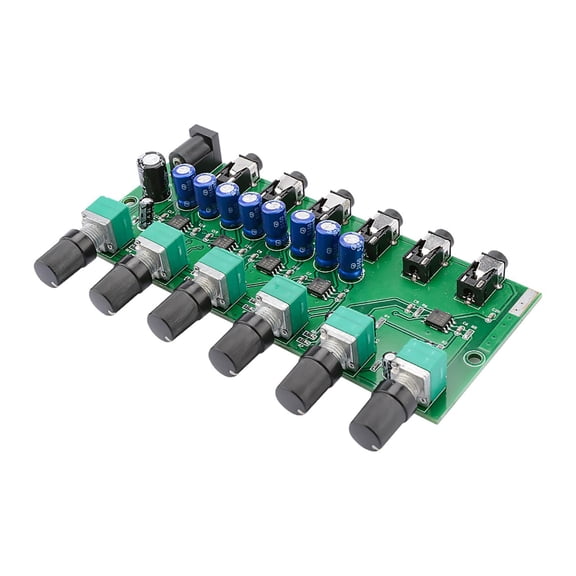Advanced Stereo Mixing Board 5x Magnification for Home Studio Setups Amplifier with Case