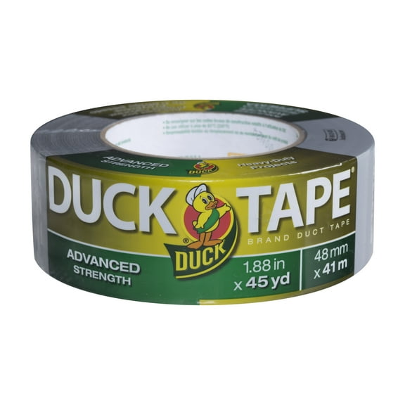 Advanced Strength Duck Tape Brand Duct Tape, 1.88 in. x 45 yd., Silver