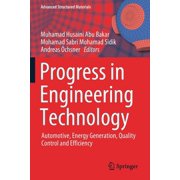 Advanced Structured Materials Progress in Engineering Technology Automotive, Energy Generation, Quality Control and Efficiency, Book 119, Paperback